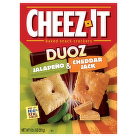 Cheez-It Douz Jalapeno & Cheddar Jack Baked Cheese Snack Crackers, 12.4 Ounce