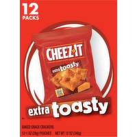 Cheez-It Extra Toasty Baked Snack Crackers Caddy, 12 Ounce