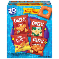 Cheez-It Baked Snack Crackers Classic Mix Variety Pack, 20 Each