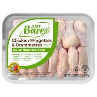 Just Bare Chicken Wingettes & Drummettes, 32 Ounce