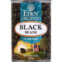 Eden Foods Organic Black Beans No Salt Added, 15 Ounce