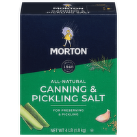 Morton Canning & Pickling Salt, 4 Pound