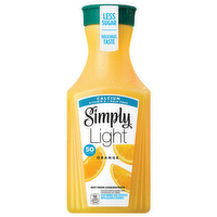 Simply Light Orange Pulp Free Orange Juice with Calcium & Vitamin D, 52 Ounce