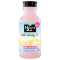 Minute Maid Zero Sugar Pink Lemonade, 52 Ounce