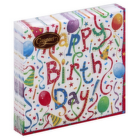 Caspari Happy Birthday Paper Cocktail Napkins, 1 Each