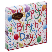 Caspari Happy Birthday Paper Lunch Napkins, 1 Each