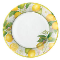 Caspari Citron Paper Plates 10.5 inch, 1 Each