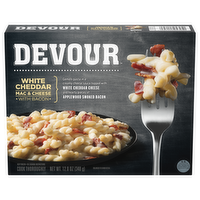 Devour White Cheddar Mac & Cheese with Bacon, 12 Ounce