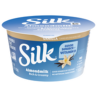 Silk Vanilla Almond Dairy-Free Yogurt Alternative, 5.3 Ounce