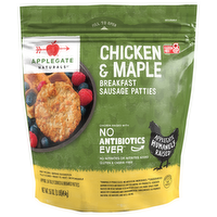 Applegate Farms Chicken & Maple Breakfast Sausage Patties, 16 Ounce