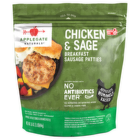 Applegate Farms Chicken & Sage Breakfast Sausage Patties, 16 Ounce