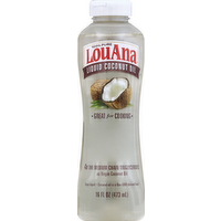 LouAna 100% Pure Liquid Coconut Oil, 16 Ounce