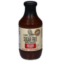 G Hughes Smokehouse Sugar Free Hickory Flavored BBQ Sauce, 18 Ounce