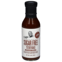 G Hughes Sugar Free Teriyaki Marinade, 13 Ounce