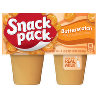 Snack Pack Butterscotch Pudding, 4 Each