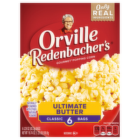 Orville Redenbacher's Classic Bag Ultimate Butter Microwave Popcorn, 6 Each