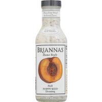 Briannas Poppy Seed Dressing, 12 Ounce