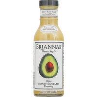 Briannas Honey Mustard Dressing, 12 Ounce