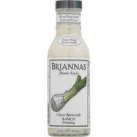 Briannas Classic Buttermilk Ranch Dressing, 12 Ounce