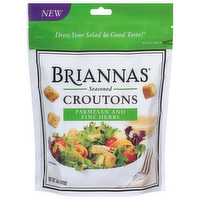 Brianna's Parmesan and Fine Herbs Seasoned Croutons, 5 Ounce