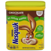 Nestle Nesquik No Sugar Added Chocolate Drink Mix, 16 Ounce