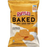 Baked! Ruffles Cheddar & Sour Cream Potato Crisps, 6.25 Ounce