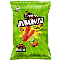 Doritos Dinamita Rolled Chile Limon Flavored Tortilla Chips, 10.75 Ounce