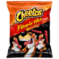Cheetos Crunchy Flamin' Hot Cheese Flavored Snacks, 8.5 Ounce