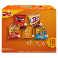 Frito-Lay Cheesy Mix Snack Chips Variety Multipack Smart Buy Value Pack, 18 Each