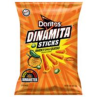 Doritos Dinamita Sticks Smoky Chile Queso Flavored Corn Snacks, 9 Ounce