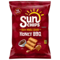 Sun Chips Honey BBQ Whole Grain Snacks, 7 Ounce