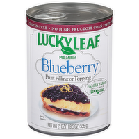 Lucky Leaf Premium Blueberry Fruit Filling or Topping, 21 Ounce