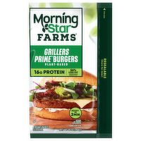 MorningStar Farms Grillers Prime Veggie Burgers, 10 Ounce