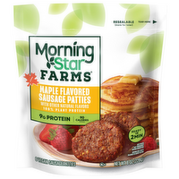 MorningStar Farms Maple Flavored Veggie Sausage Patties, 8 Ounce