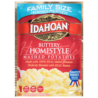 Idahoan Buttery Homestyle Mashed Potatoes Family Size, 8 Ounce