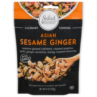 Salad Pizazz Asian Ginger Sesame Salad Topping, 4 Ounce