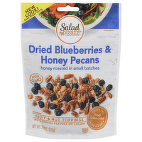 Salad Pizazz Dried Blueberries & Honey Toasted Pecans Salad Topping, 3.5 Ounce