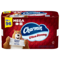 Charmin Ultra Strong Bath Tissue Mega Rolls, 24 Each