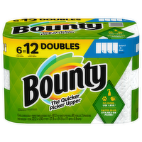 Bounty Select-A-Size Paper Towels Double Rolls, 6 Each