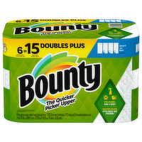 Bounty Select-A-Size Paper Towels Double Plus Rolls, 6 Each