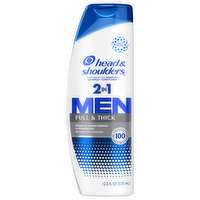 Head & Shoulders 2 in 1 Men Full & Thick Dandruff Shampoo & Conditioner, 12.5 Ounce