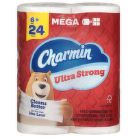 Charmin Ultra Strong Bath Tissue Mega Rolls, 6 Each