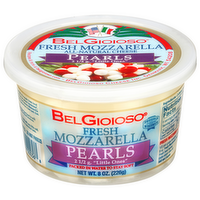 BelGioioso Fresh Mozzarella Cheese Pearls in Water, 8 Ounce