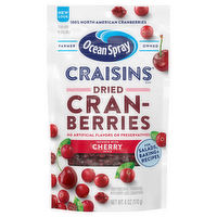 Ocean Spray Cherry Craisins Dried Cranberries, 6 Ounce