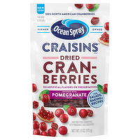 Ocean Spray Pomegranate Craisins Dried Cranberries, 6 Ounce