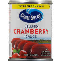 Ocean Spray Jellied Cranberry Sauce, 14 Ounce