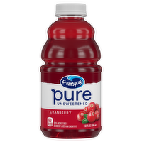 Ocean Spray Pure Unsweetened Cranberry Juice, 32 Ounce