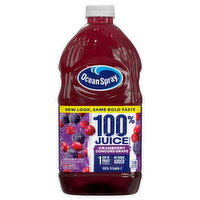 Ocean Spray Cranberry Concord Grape 100% Juice, 64 Ounce