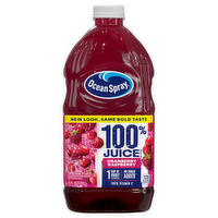 Ocean Spray Cranberry Raspberry 100% Juice, 64 Ounce