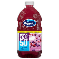 Ocean Spray Light Cran-Grape Juice Drink, 64 Ounce